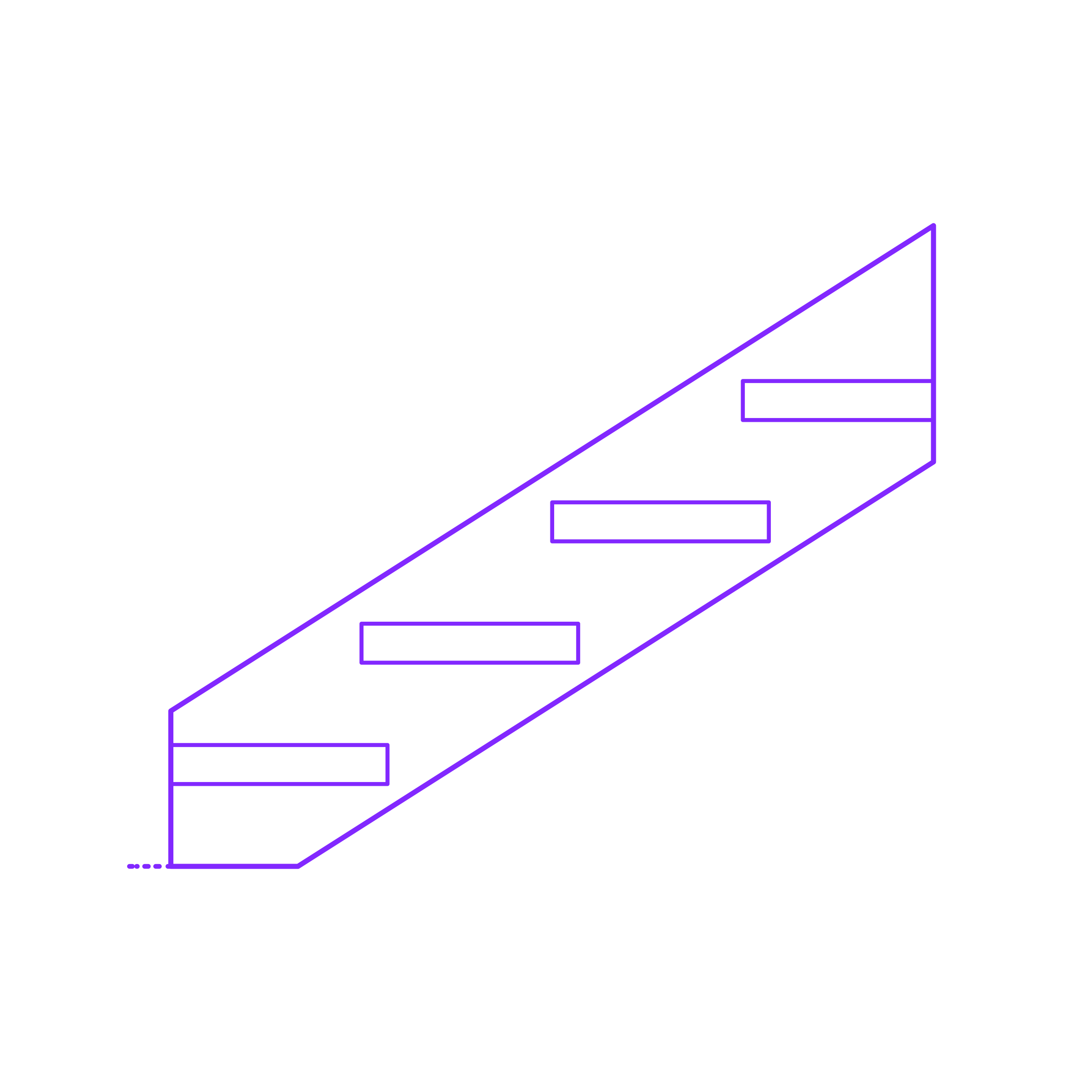 Buildings Stair Treads Risers Profile Open Closed Stencil Svg Design File Free Vectors